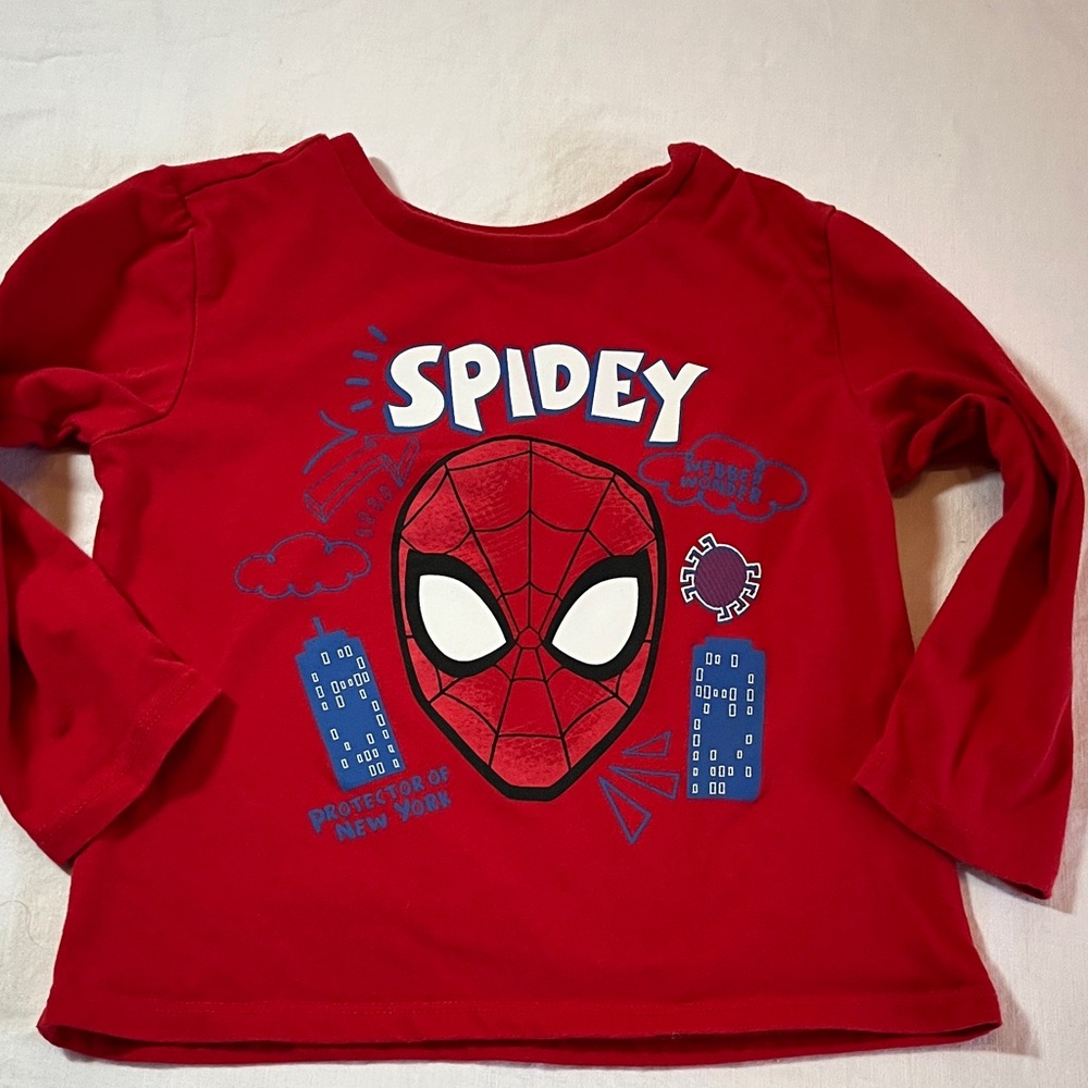 3T Marvel Spidey long sleeve Tshirt